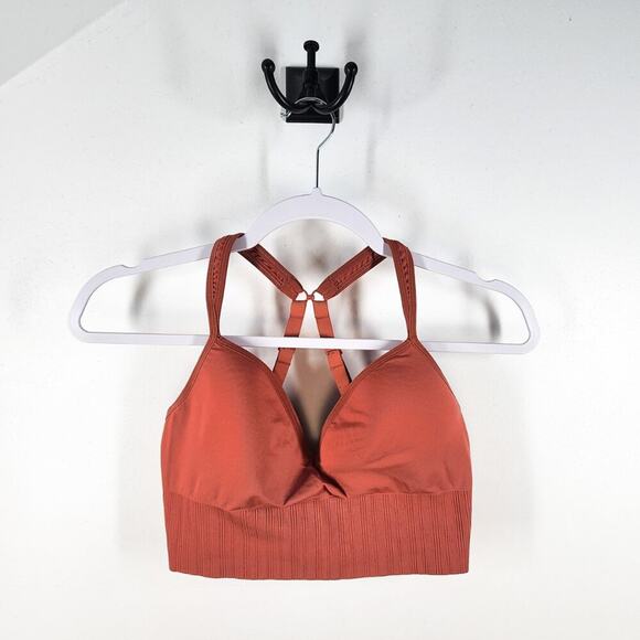 Athleta Coral Sports Bra Size Small Athleticwear Athleisure Workout Gym Training - Picture 1 of 6
